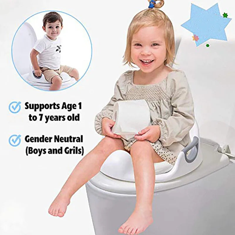 Siège de Toilette Bébé Multifonctionnel pour Apprentissage de la Propreté