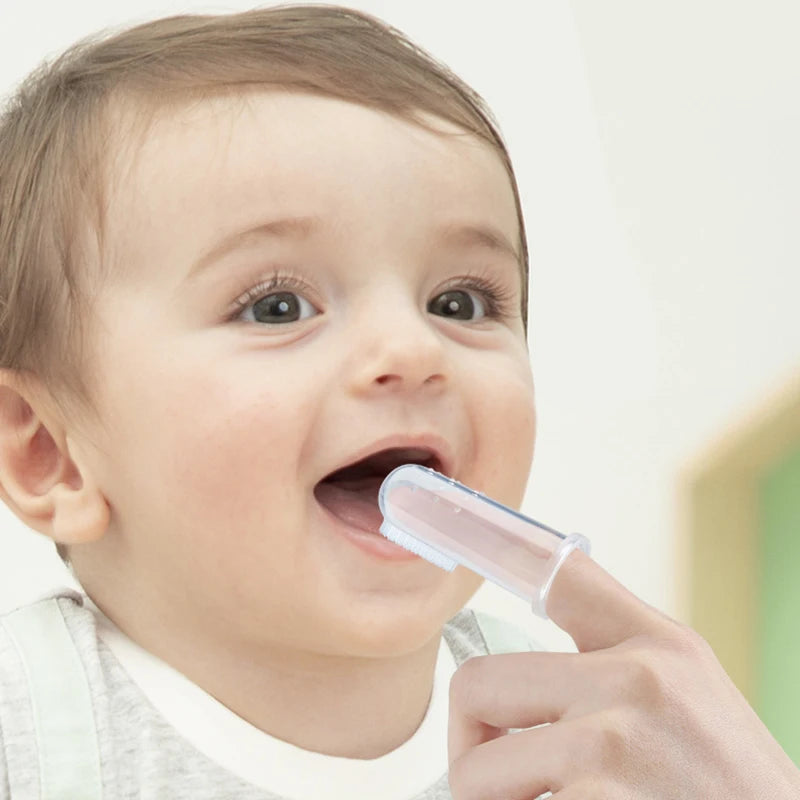 Brosse à Dents pour Bébé en Silicone - Soins Dentaires pour Bébé