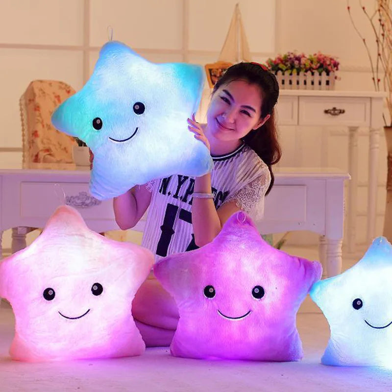 Coussin Lumineux de 34 CM en Peluche Douce