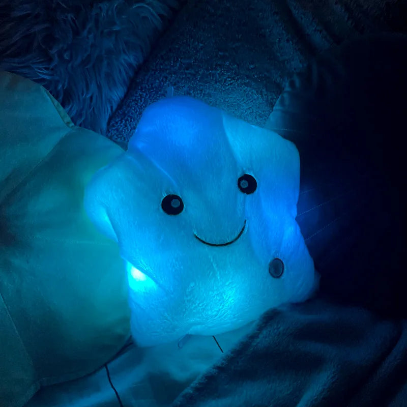 Coussin Lumineux de 34 CM en Peluche Douce