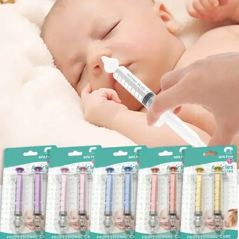 Seringue Nasal pour Bébé - Seringue, Nettoyeur de Nez pour Bébé