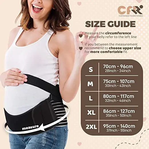 Ceinture de Soutien pour Femme Enceinte Respirante et Réglable